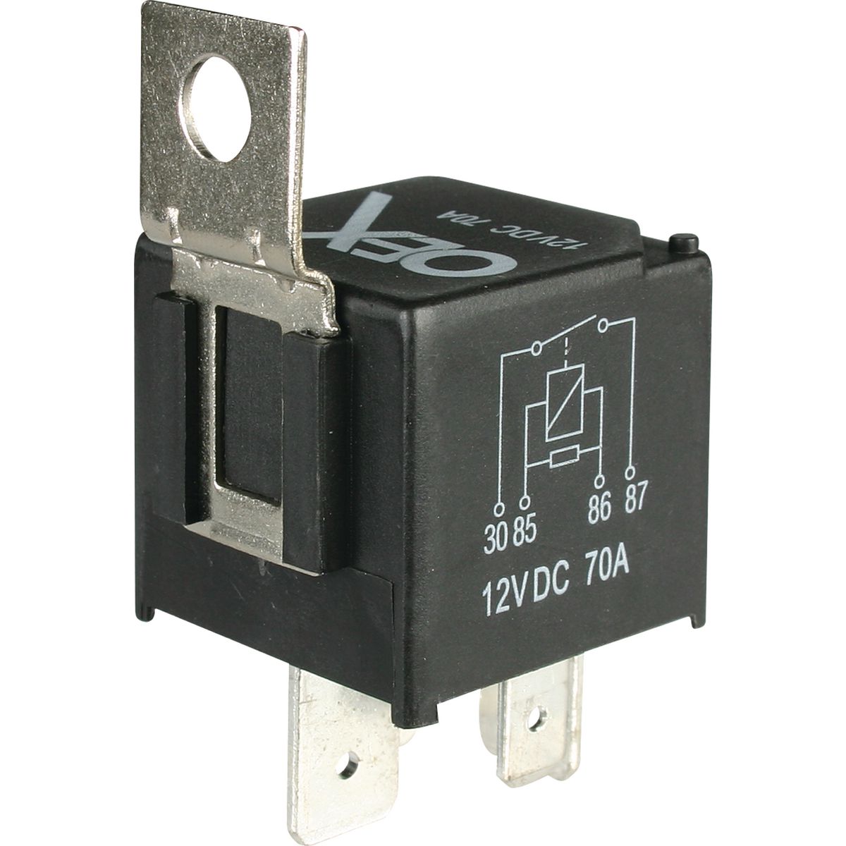 OEX Mini Relay 12V Normally Open 70A - Resistor Protected, SeaLED ACX1944RBL