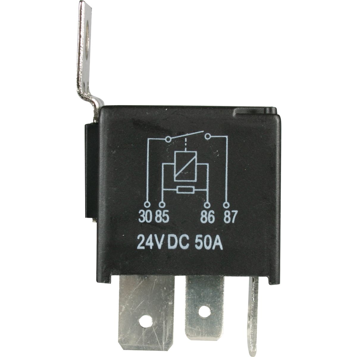OEX Mini Relay 24V Normally Open 50A - Resistor Protected, Sealed ACX1945RBL