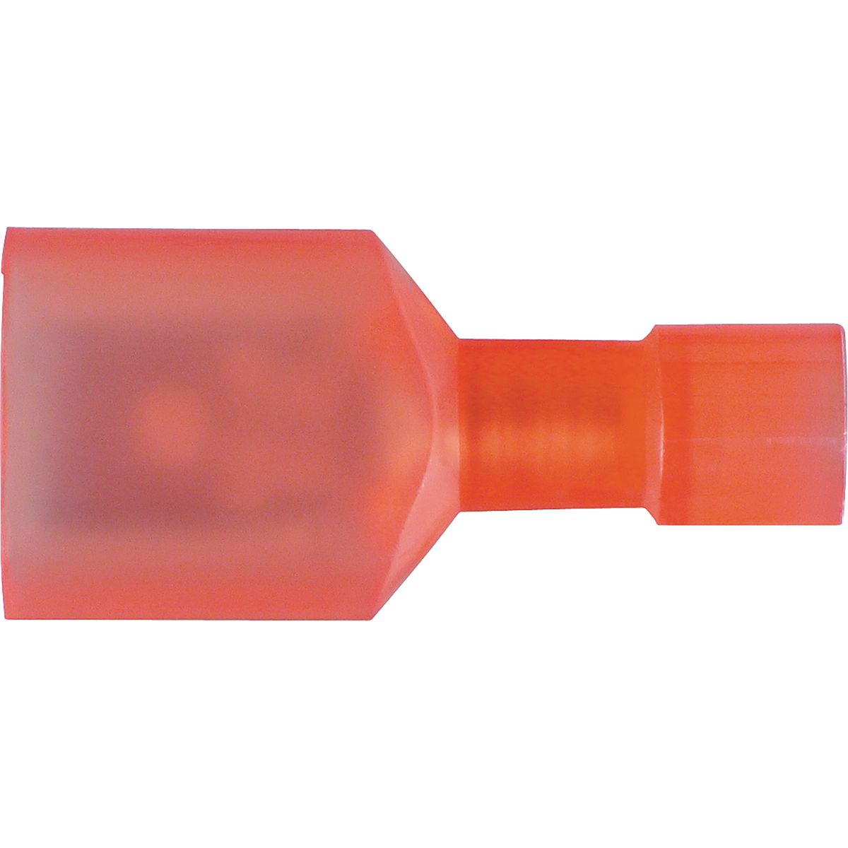 OEX Crimp Terminal Male Blade Red 6.3mm Polycarbonate (50 Pack) ACX3000