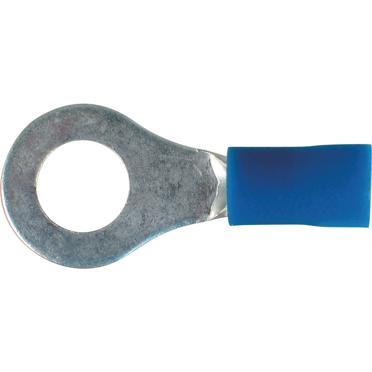 OEX Crimp Terminal Ring Blue 6.3mm Vinyl (100 Pack) ACX3055
