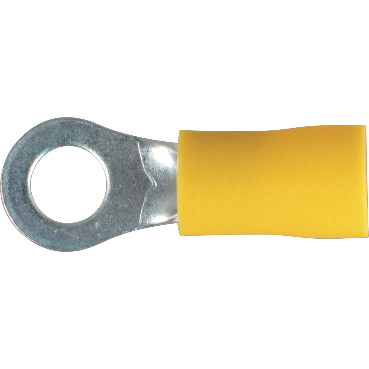OEX Crimp Terminal Ring Yellow Id 5mm Vinyl 14 Pce ACX3059BL