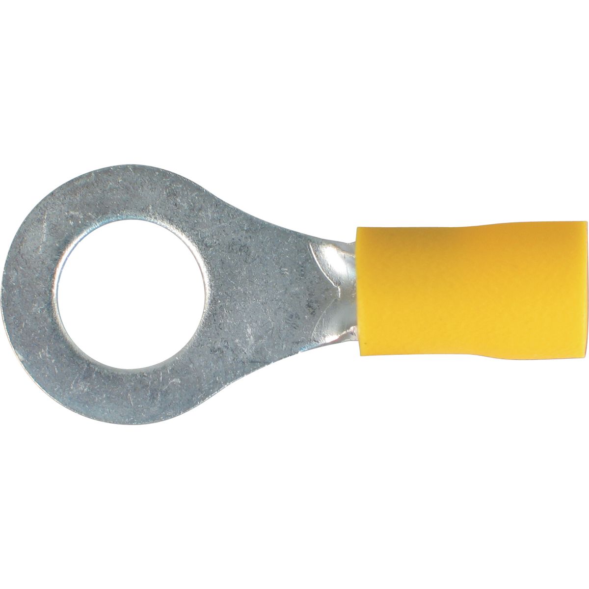 OEX Crimp Terminal Ring Yellow 8.4mm Vinyl (50 Pack) ACX3061