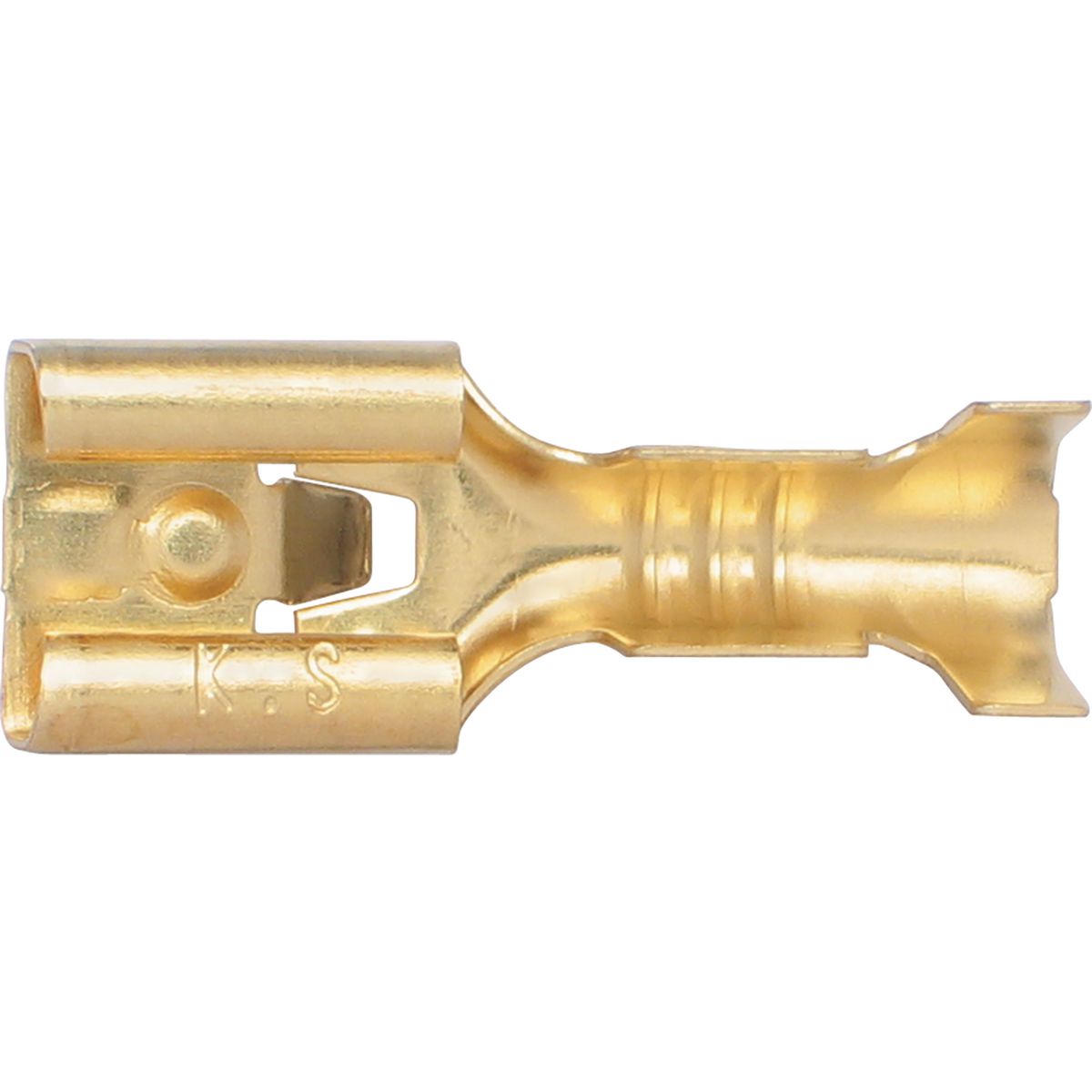 OEX Crimp Terminal Female Blade Brass Terminal Entry 6.3 X 0.8mm Non Insulated 100 Pce ACX3078