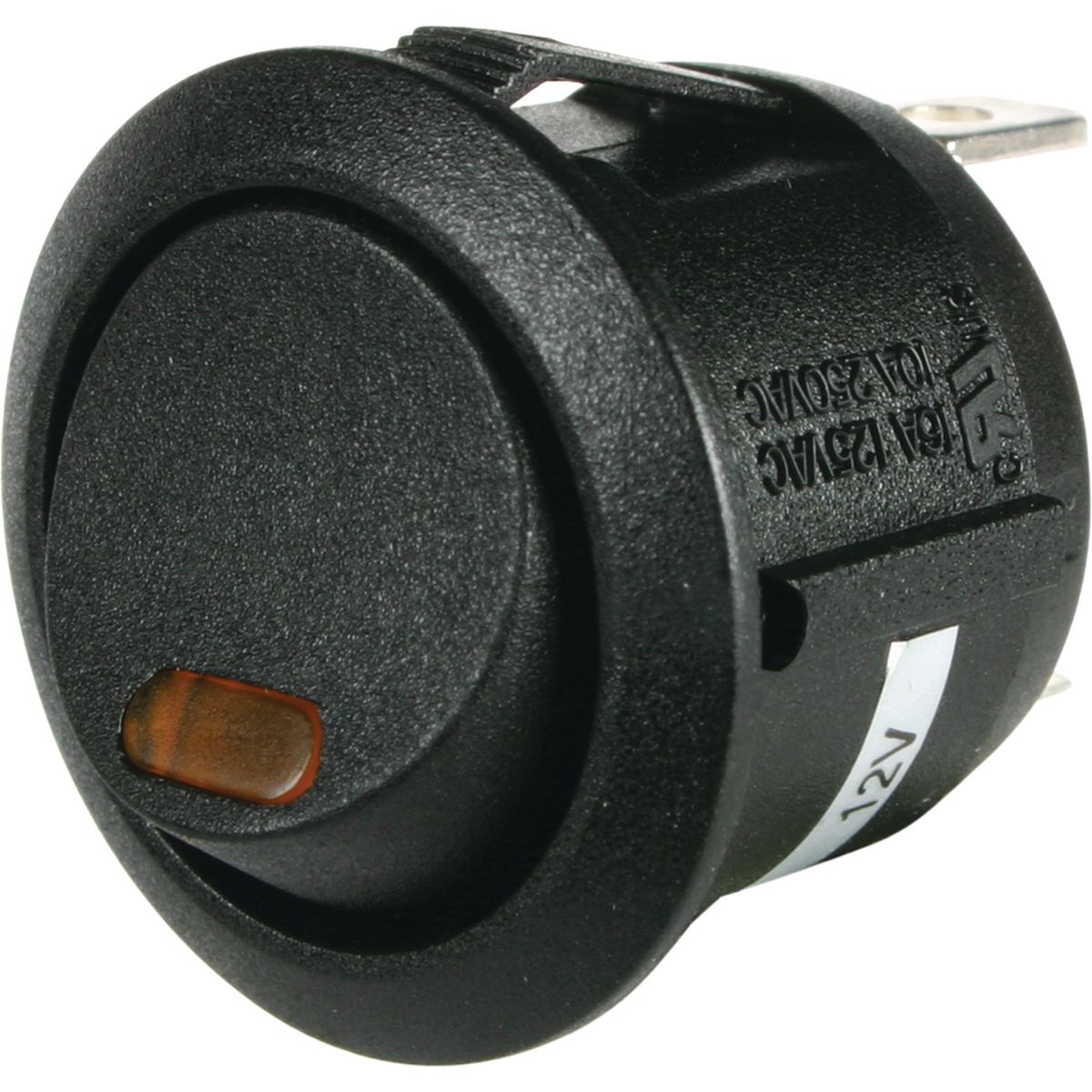 OEX Rocker Switch On/Off Spst 12V Amber Illuminated (Contacts Rated 10A @ 12V) ACX3789