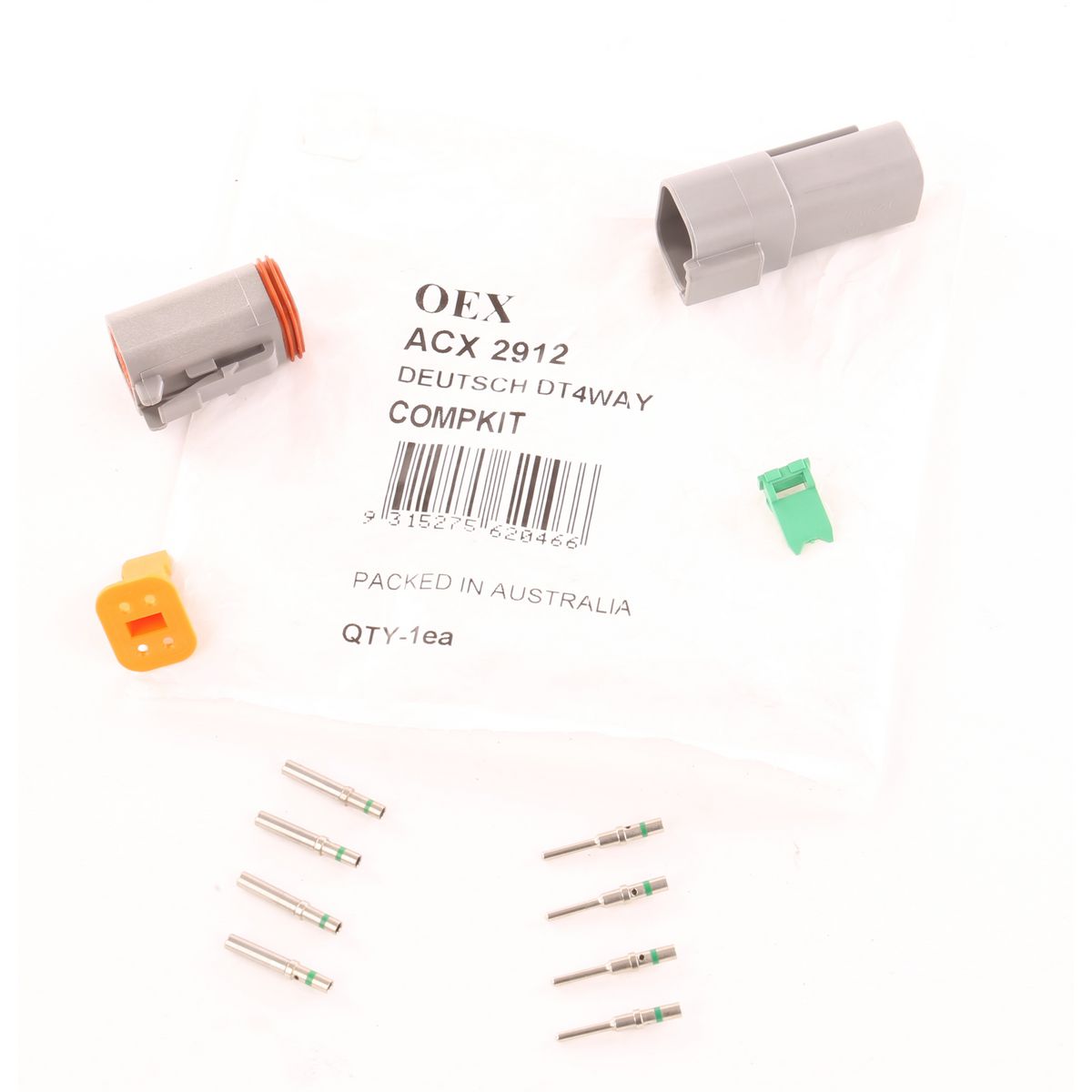 Deutsch Dt #16 - 4 Way 1 Kit ACX2912