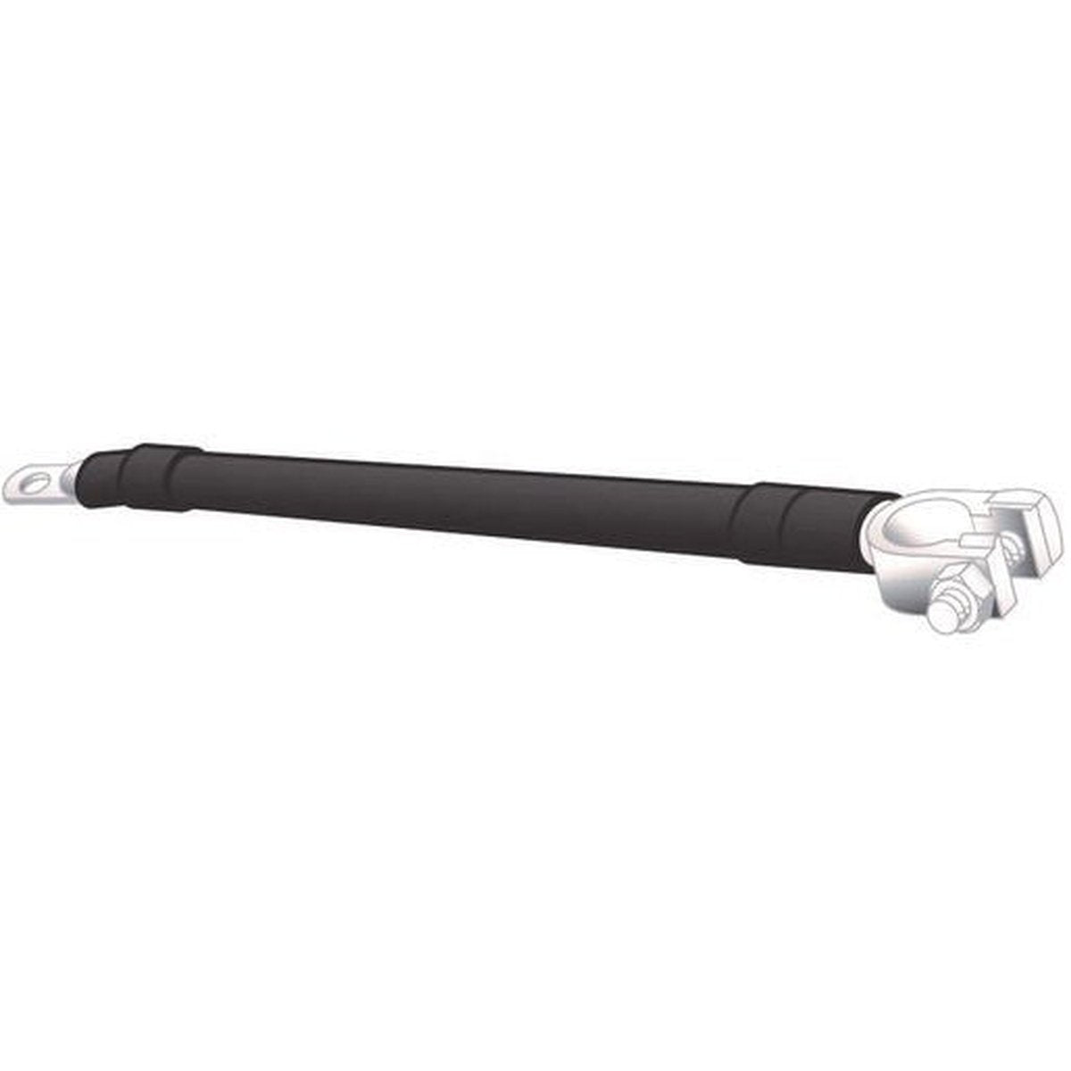 OEX 2 B&S Battery Lead 1830mm L Post-To-Stud 10mm Stud Hole ACX1019