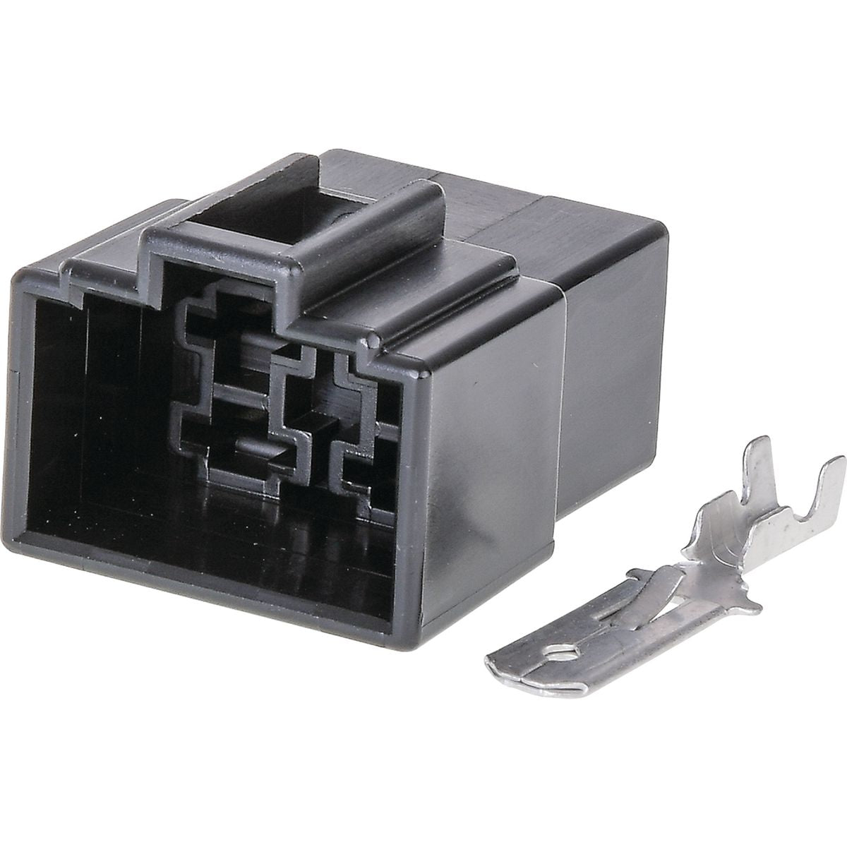 OEX Qc Connector Male Black 4 Pole - 10 Pce ACX2683BK