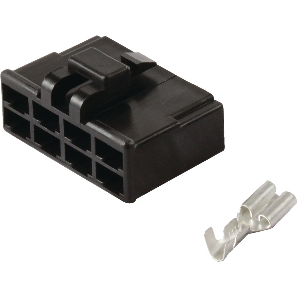 OEX Qc Connector Female Black 8 Pole - 10 Pce ACX2691BK