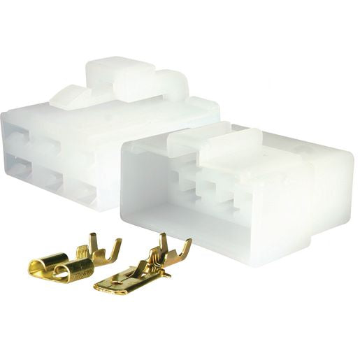 OEX Qc Connector Male/Female White 6 Pole - 1 Kit ACX2696BL
