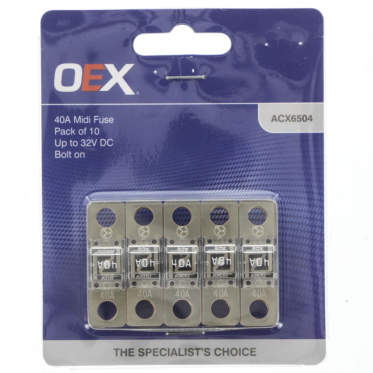 OEX 40A MIDI Fuse (10 Pack) ACX6504