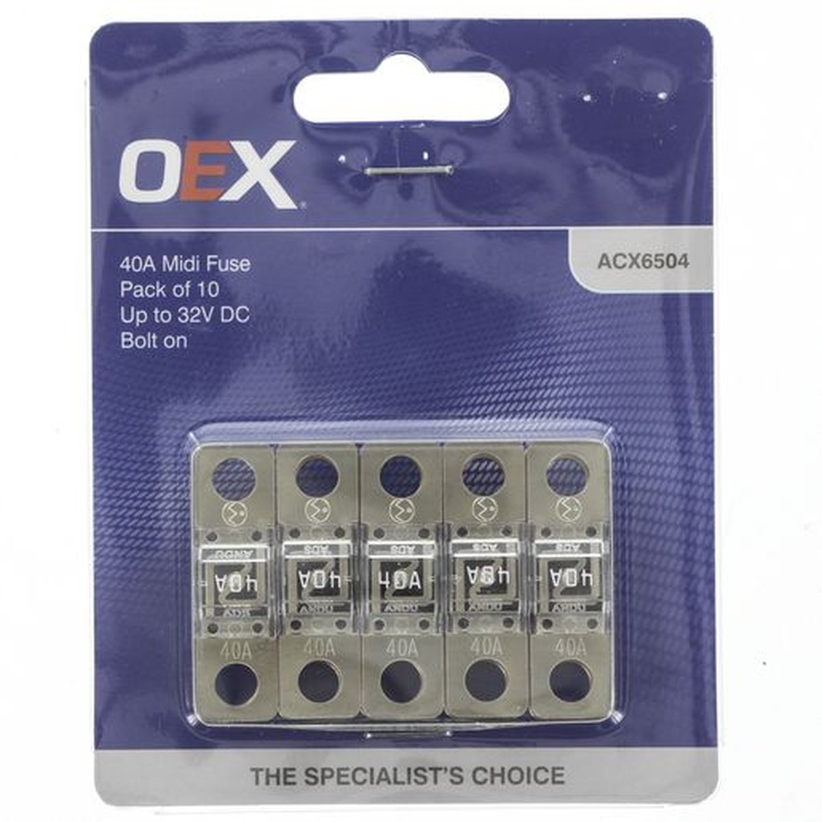 OEX 40A MIDI Fuse (10 Pack) ACX6504