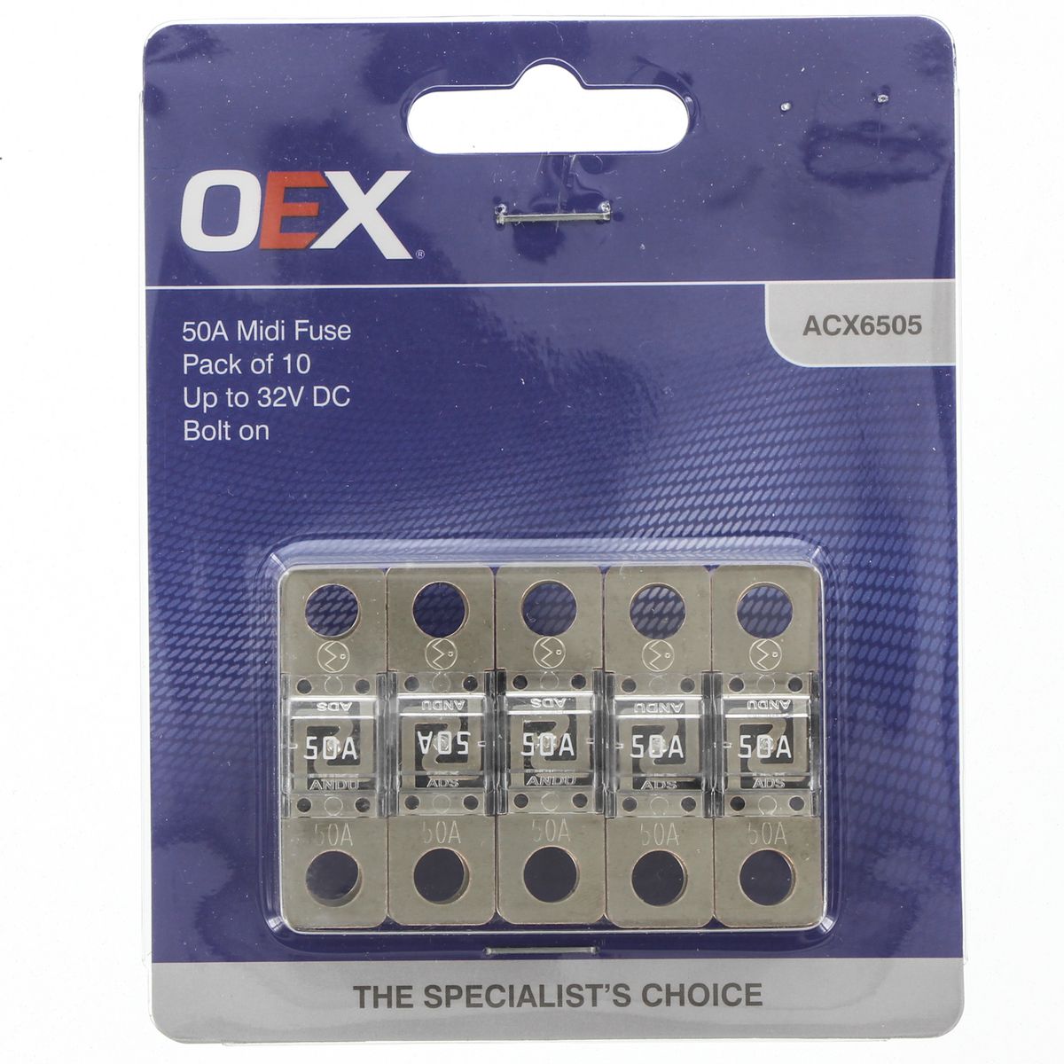 OEX 50A MIDI Fuse (10 Pack) ACX6505