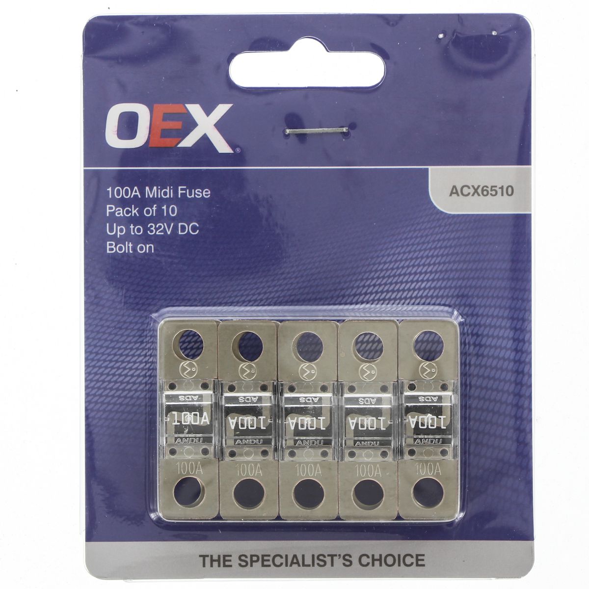 OEX 100A MIDI Fuse (10 Pack) ACX6510
