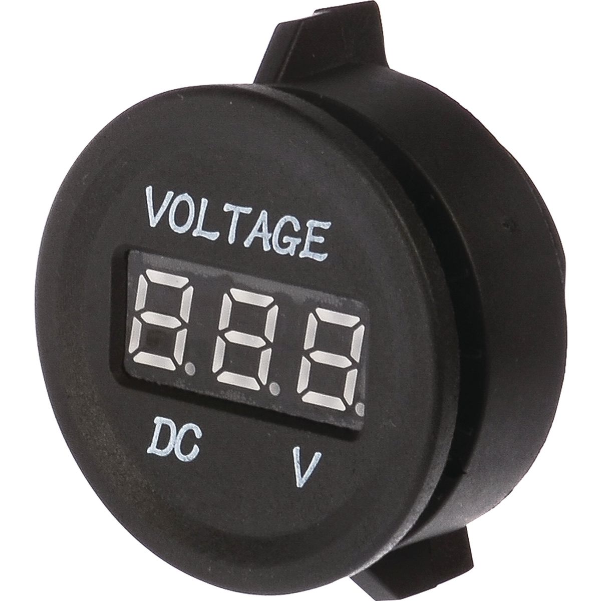 Thunder Socket Style Voltmeter 12/24V Display Blue LED