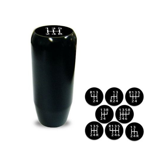 Autotecnica Billet Aluminium Straight Gear Knob Black GK-A032B