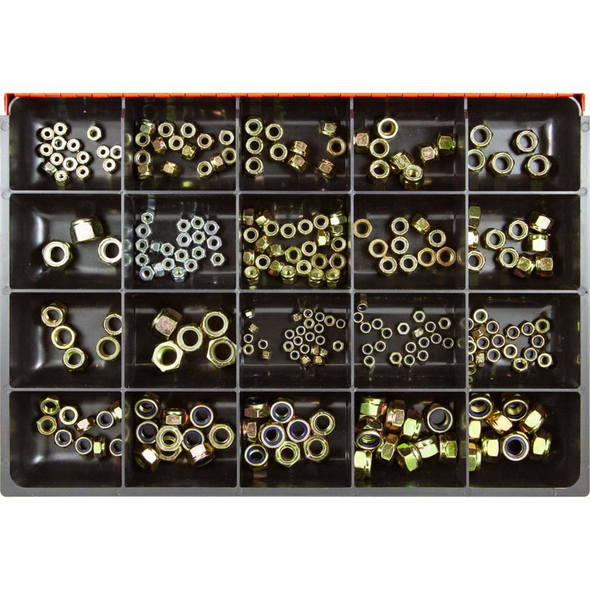 Champion Fasteners Nylon Insert Self Locking Nuts Met./Imp. Master Kit CA2790