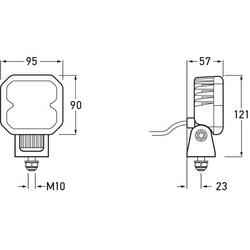 Hella Q90 LED Reverse Spot Light 1563LED-RE