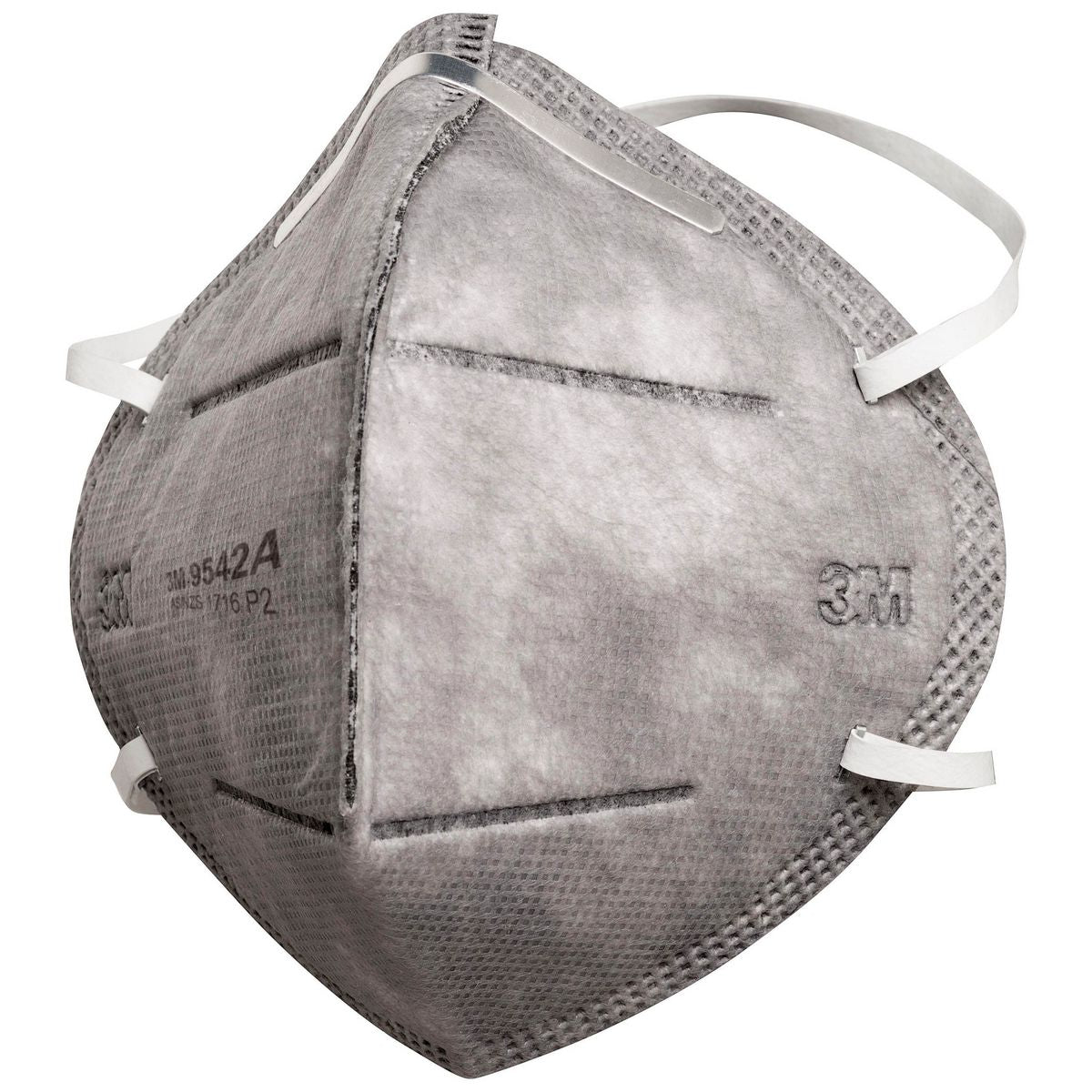 3M 9542A P2 Flat Fold Particulate Nuisance Vapours & Odours Disposable Respirator - 25 Pack XH003821101