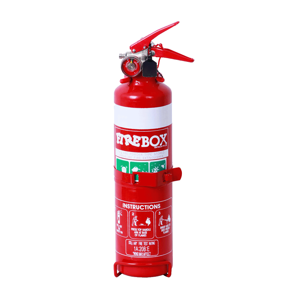 Firebox Fire Extinguisher Dry Chemical Powder ABE 1kg FB10ABE