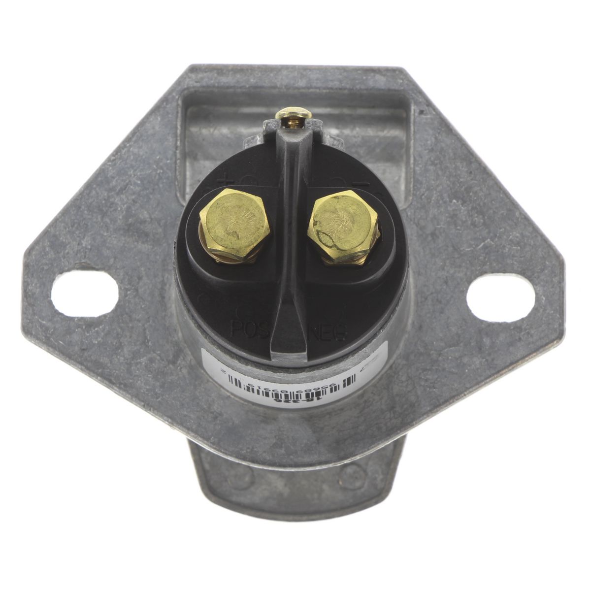 Emax Trailer Socket 2 Pin Round Large - Metal 15-326S