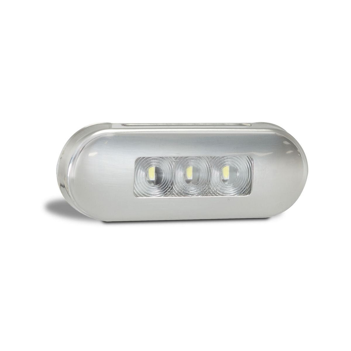 LED Autolamps Side Marker Light LED Amber 12/24V Chrome Housing 15cm Cable 86AMB