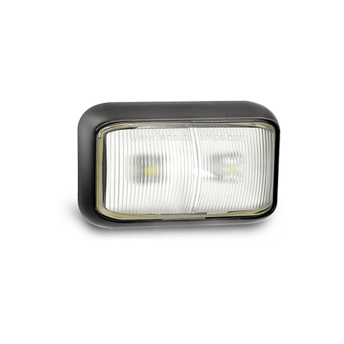 LED Autolamps Front Marker with 40cm Cable White 58x35x21mm 10-30V Box of 10 58WMB