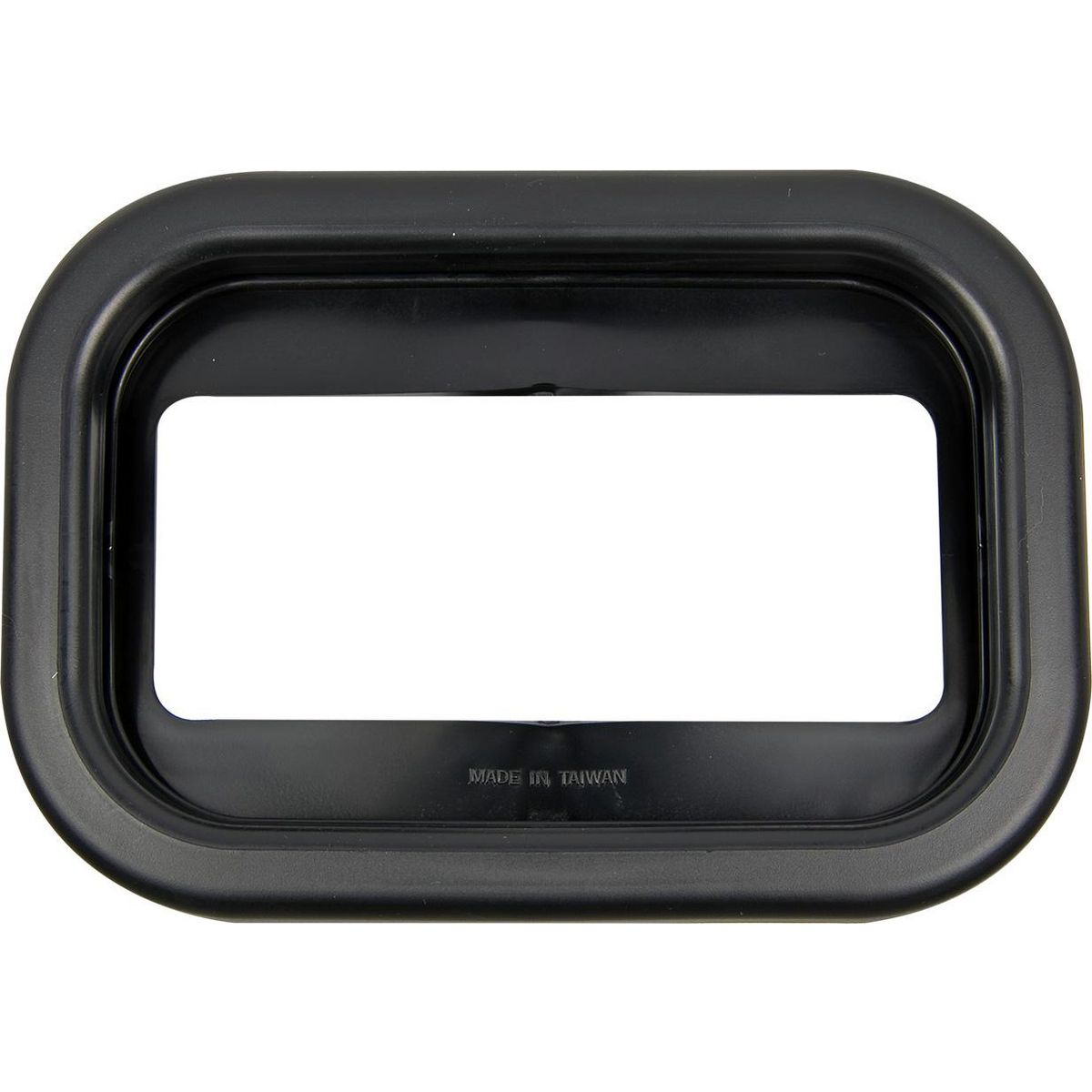 LED Autolamps Rubber Grommet Rectangular Slimline Black (Suits 130 Series Lights) 59401