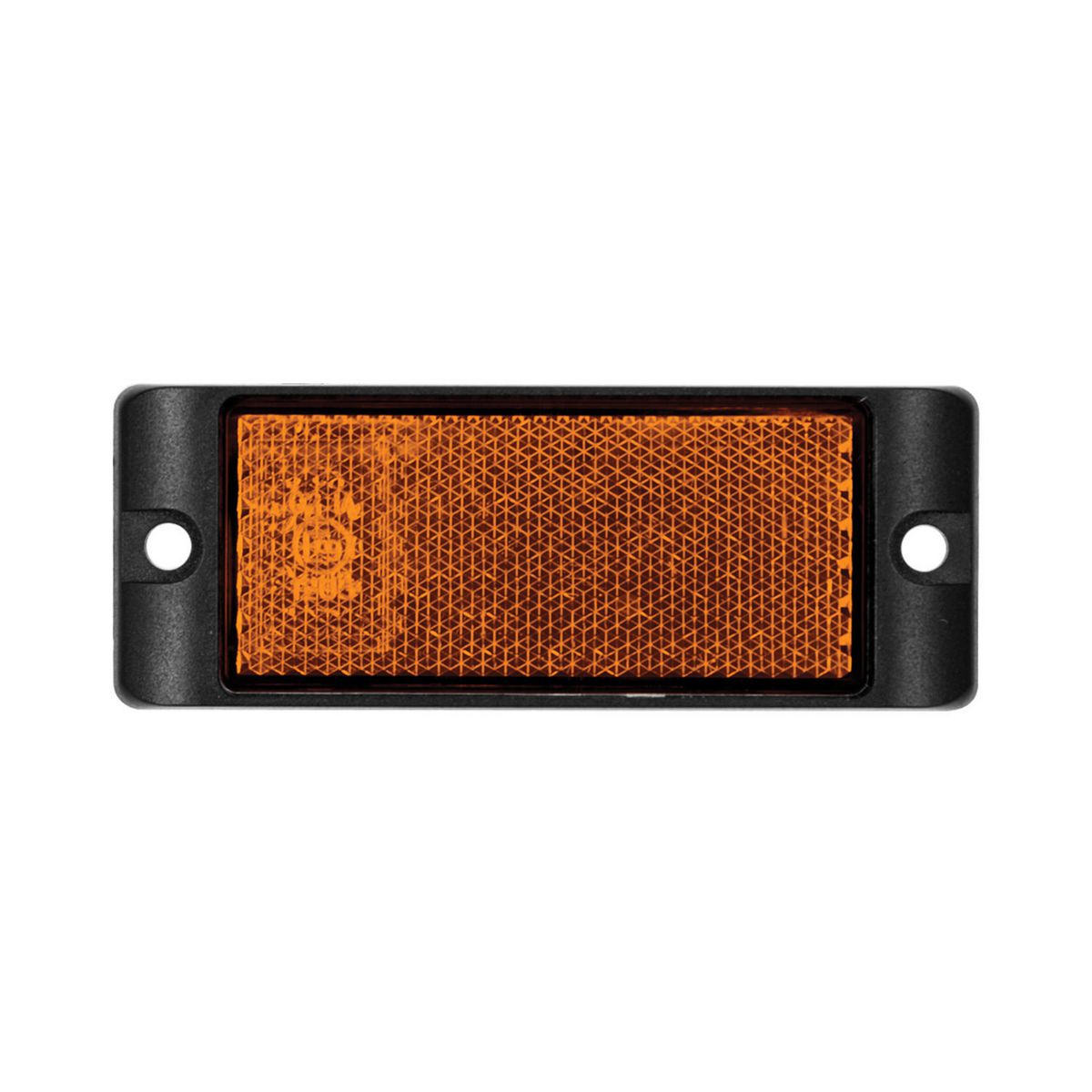 LED Autolamps Vehicle Reflector Amber With Bracket Reflex Series 7035AB
