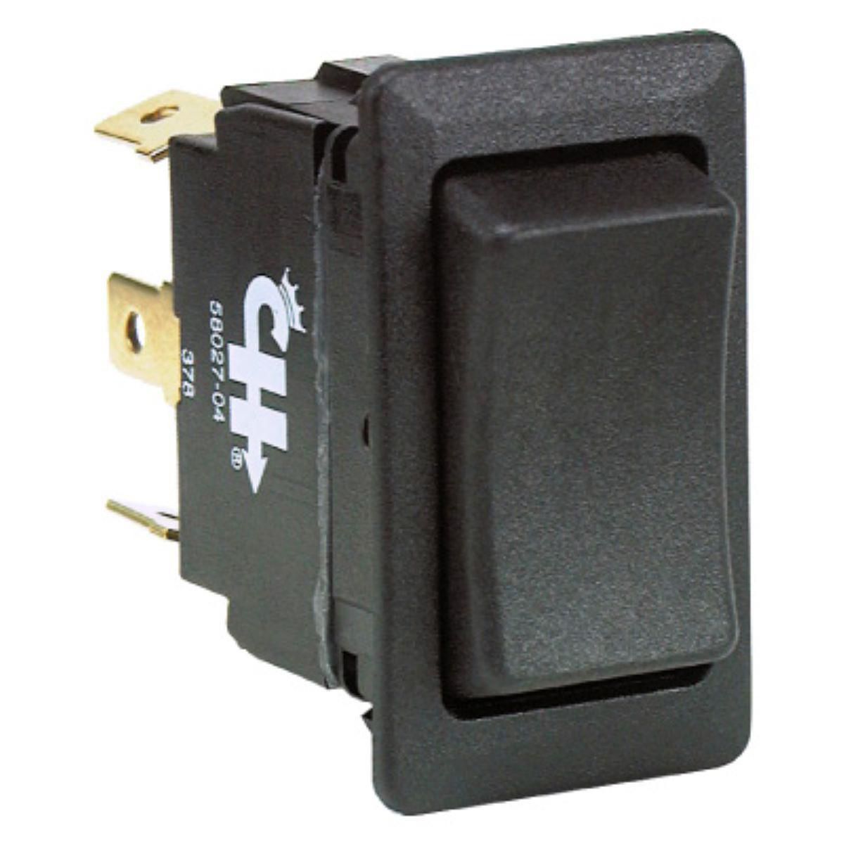 Cole Hersee Rocker Switch On/Off/On DPDT Rated 25A 12V (Pack of 1) 58027-07BL