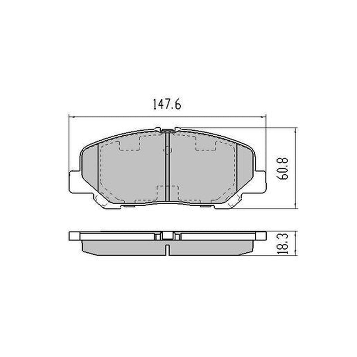 RDA GP Max Brake Pad Set Front RDB2013