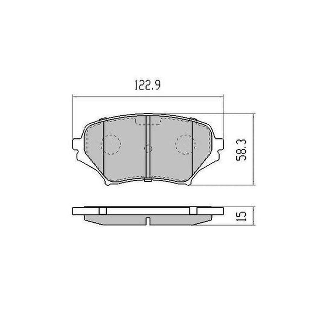 RDA Phantom Ceramic Brake Pad Set Front RDC2034