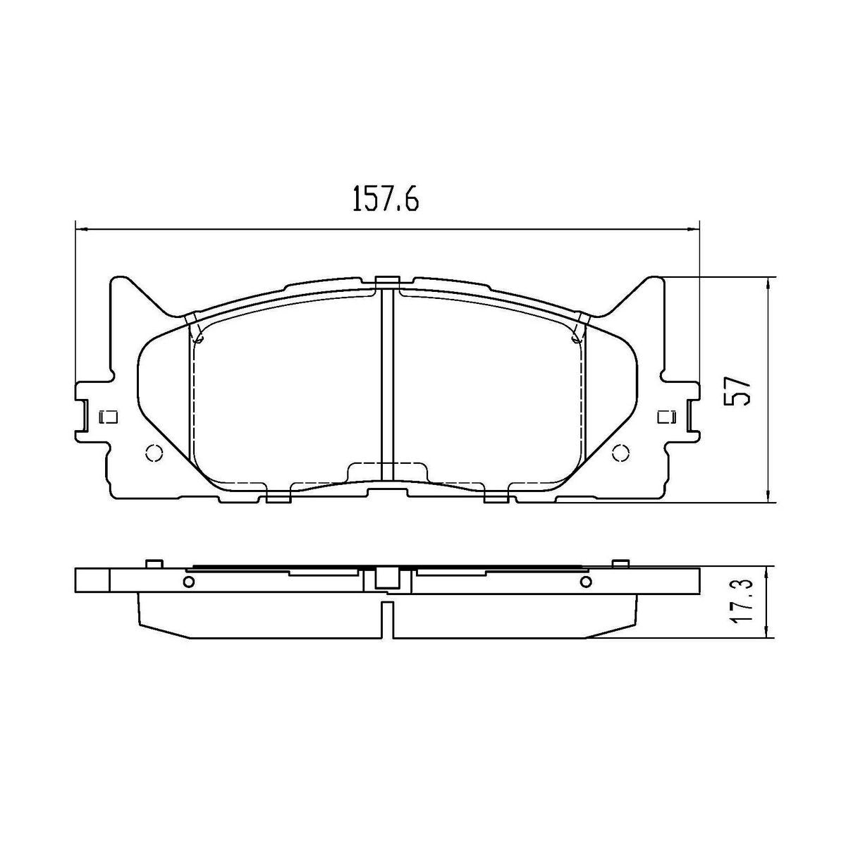 RDA Phantom Ceramic Brake Pad Set Front RDC2061