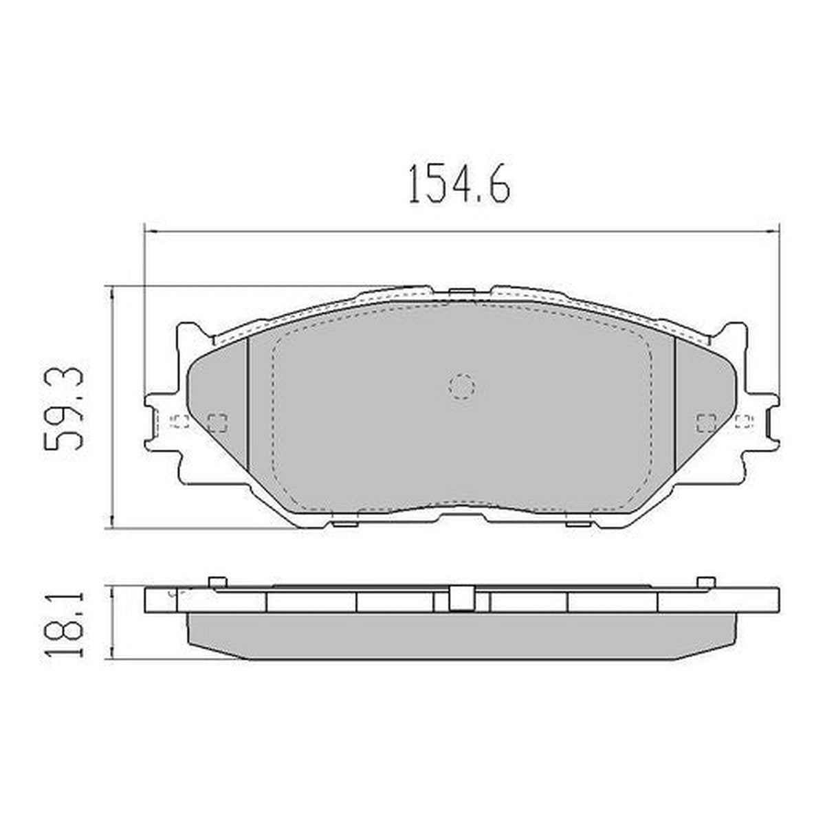 RDA Phantom Ceramic Brake Pad Set Front RDC2071