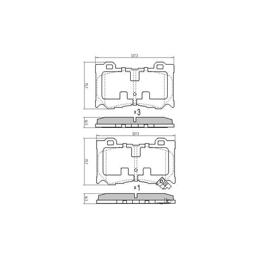 RDA Phantom Ceramic Brake Pad Set Front RDC2287