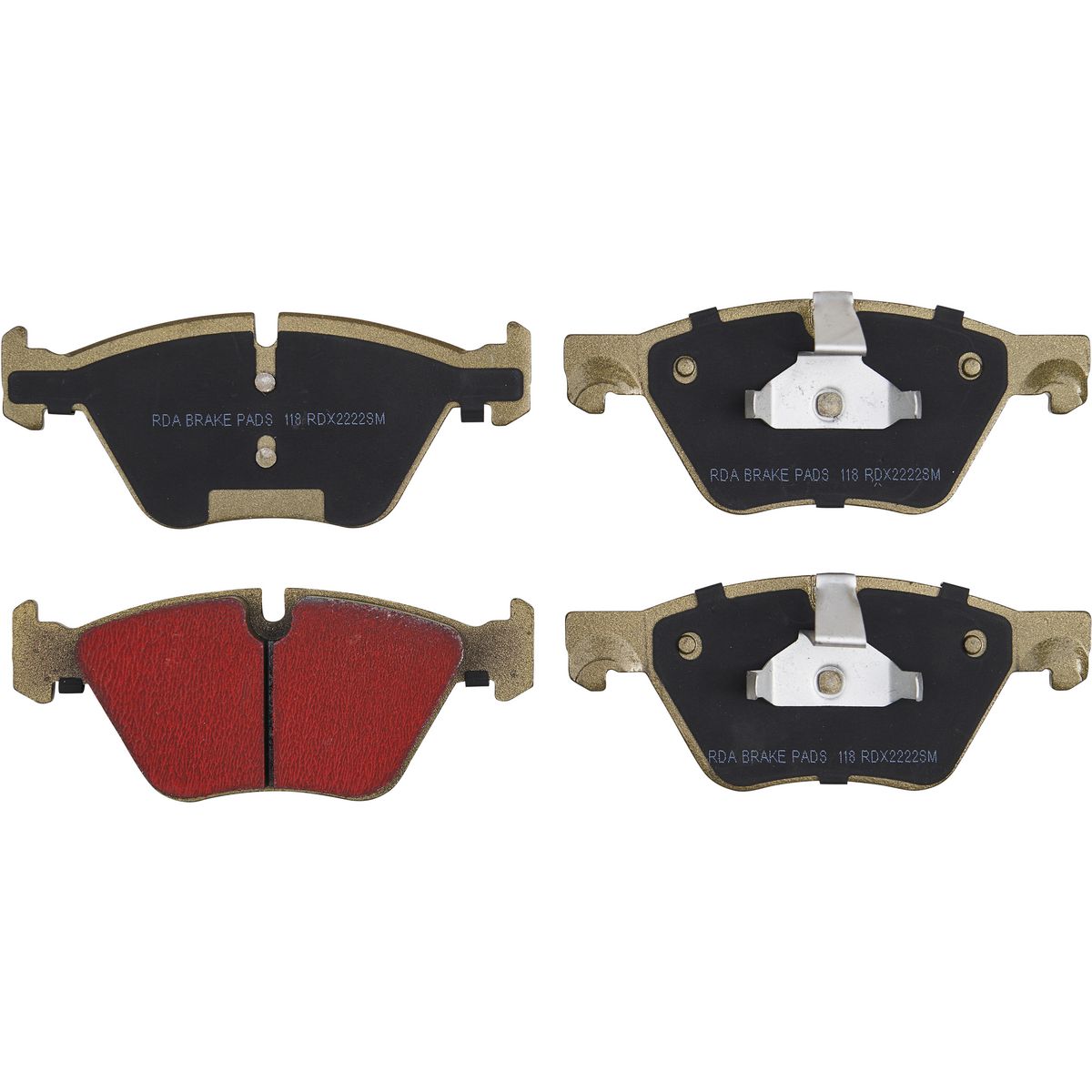 RDA Brakes Extreme Brake Pad Set Front RDX2222SM