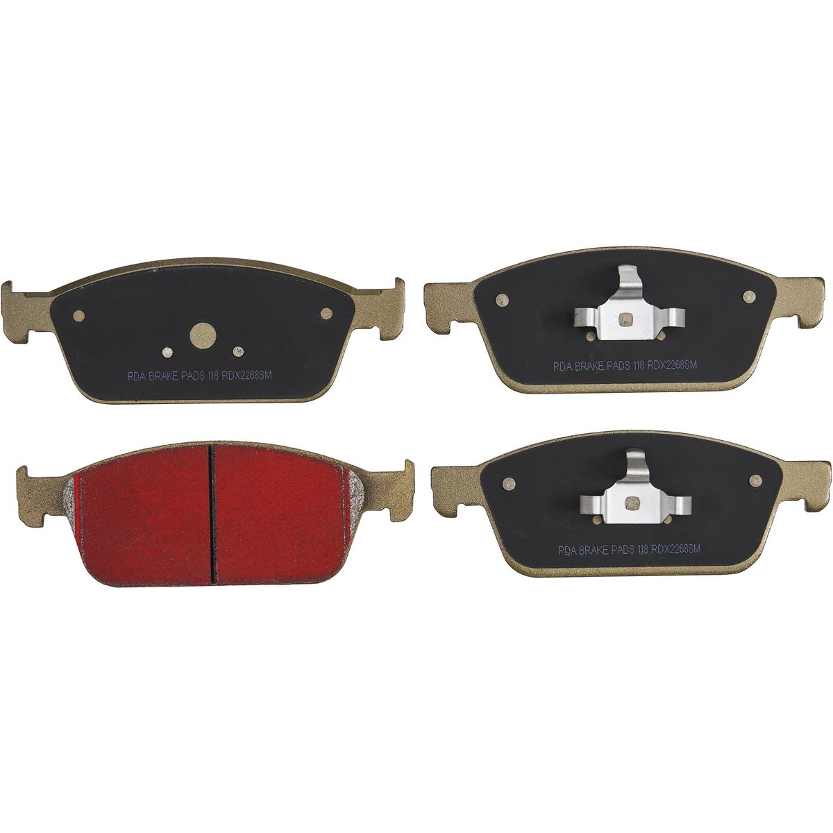 RDA Brakes Extreme Brake Pad Set Front RDX2268SM