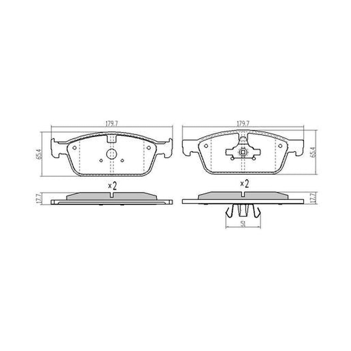 RDA Brakes Extreme Brake Pad Set Front RDX2268SM