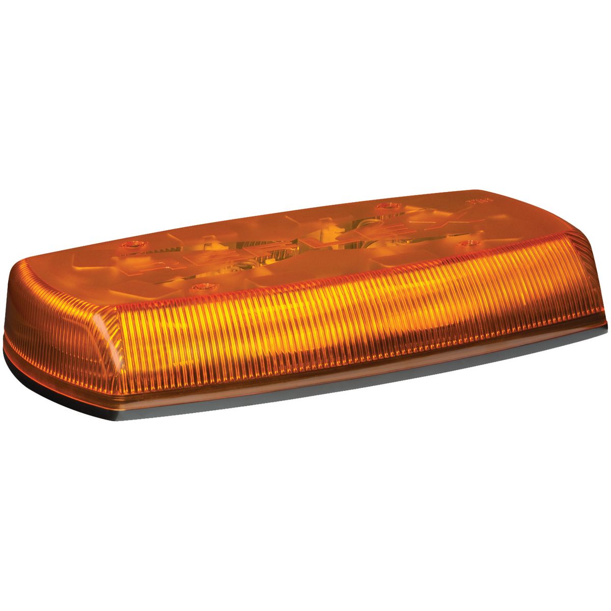 Ecco LED Mini Bar Amber 1224V Low Profile Permanent Fix Amber Lens Class 1 5585A