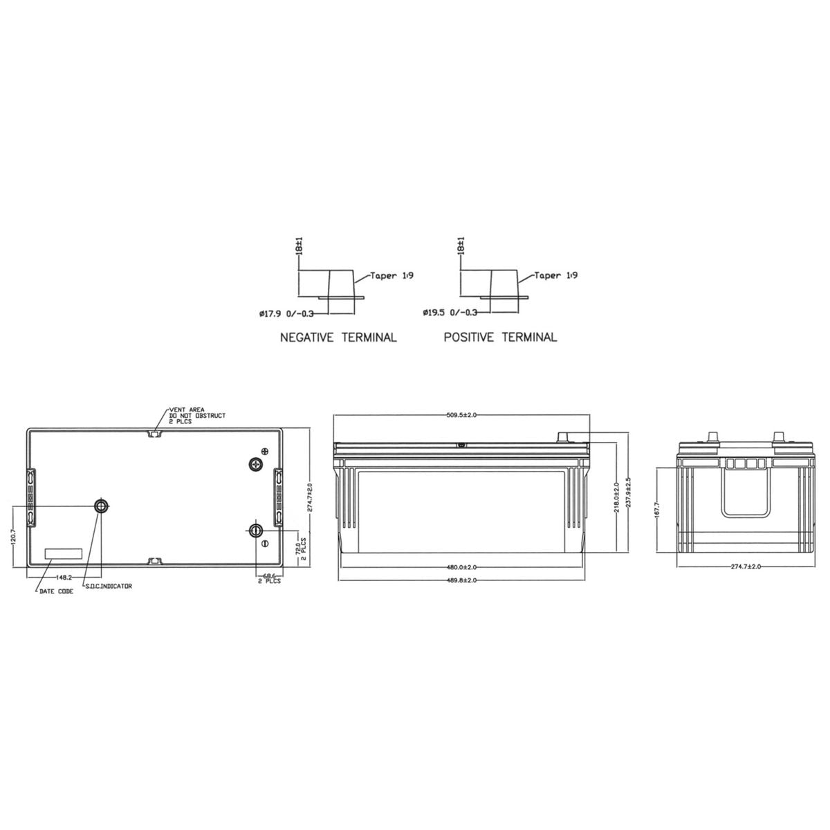 Bosch Battery Commercial 12V 1300 Cca MN200L