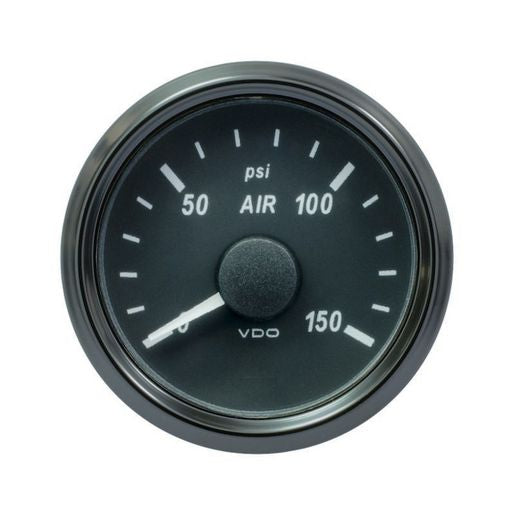 VDO SinglEViu Air Pressure Gauge 0-10 Bar 10-180 Ohm A2C3833440030