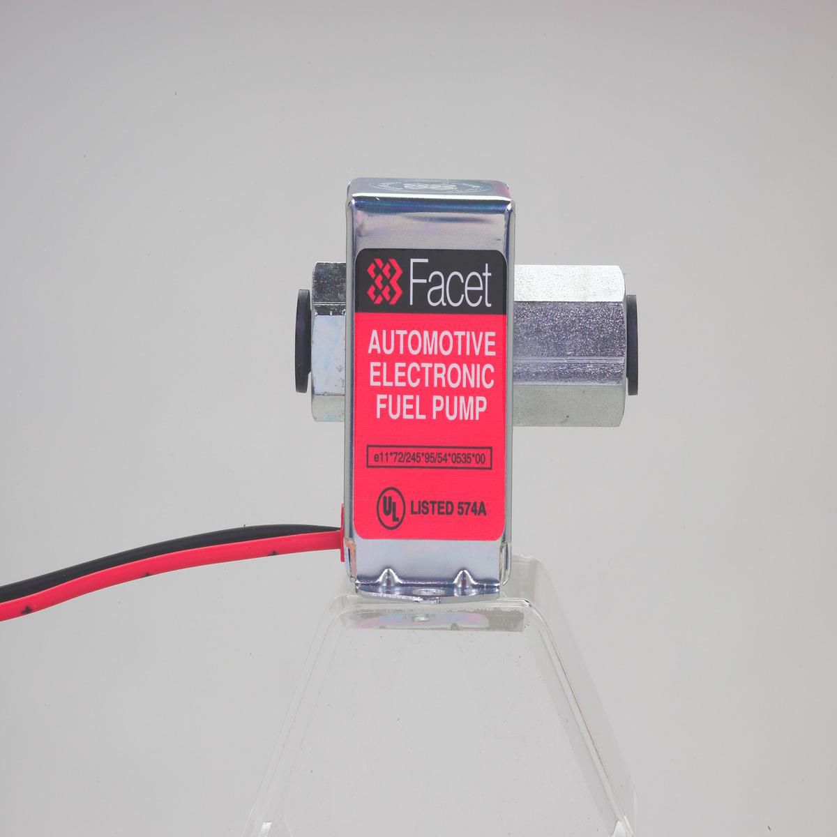 Facet Cube Solid State Fuel Pump (12V) 40109N