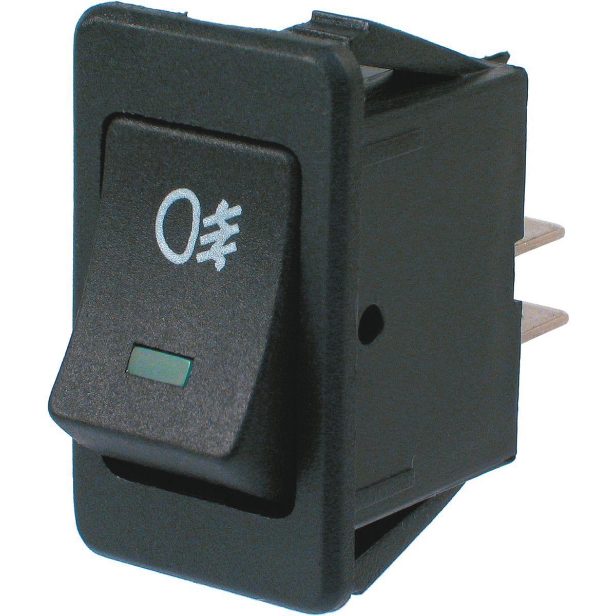 OEX Rocker Switch On/Off Dpst 12V Green Illuminated (Contacts Rated 20A @ 12V) ACX3778BL