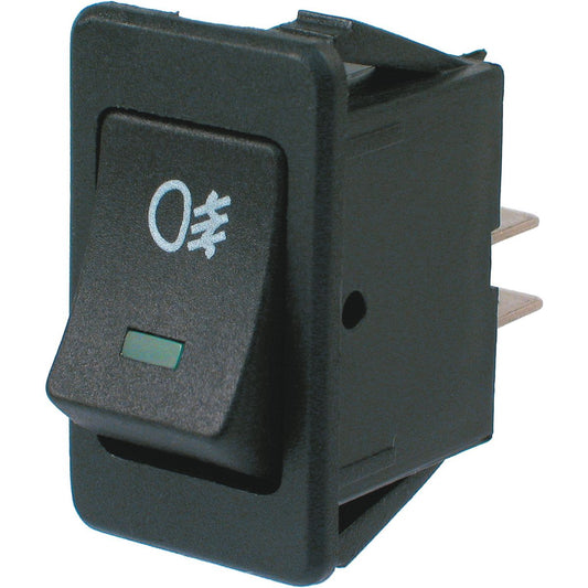 OEX Rocker Switch On/Off Dpst 12V Green Illuminated (Contacts Rated 20A @ 12V) ACX3778BL