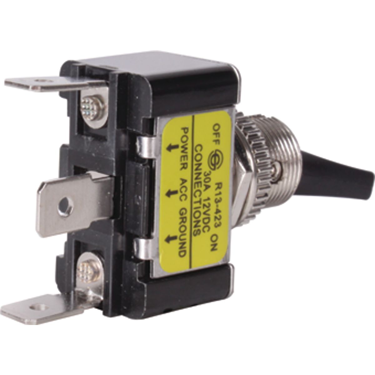 OEX Toggle Switch On/Off Spst 12V Green Illuminated (Contacts Rated 20A @ 12V) ACX3886BL