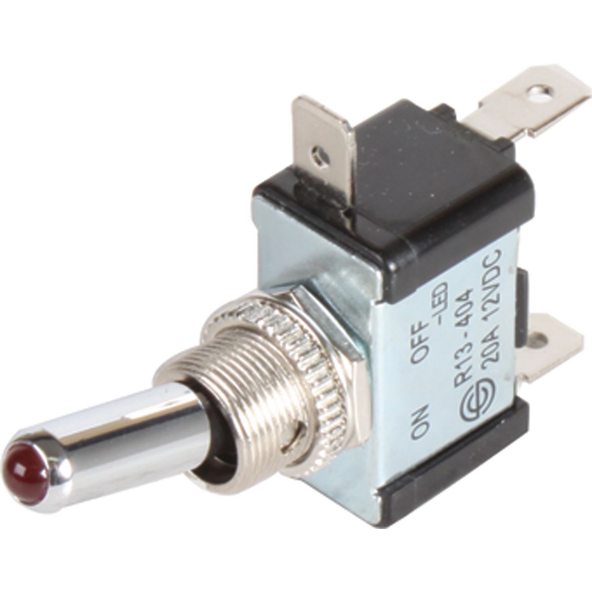 OEX Toggle Switch On/Off Spst 12V Red Illuminated (Contacts Rated 20A @ 12V) ACX3891BL