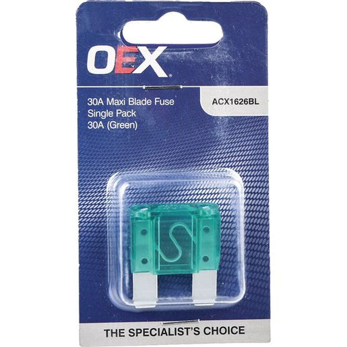 OEX Fuse Maxi Blade 30A Green ACX1626BL