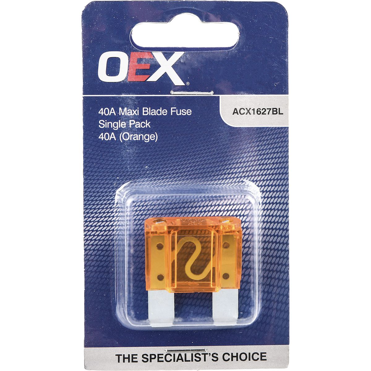 OEX Fuse Maxi Blade 40A Orange ACX1627BL