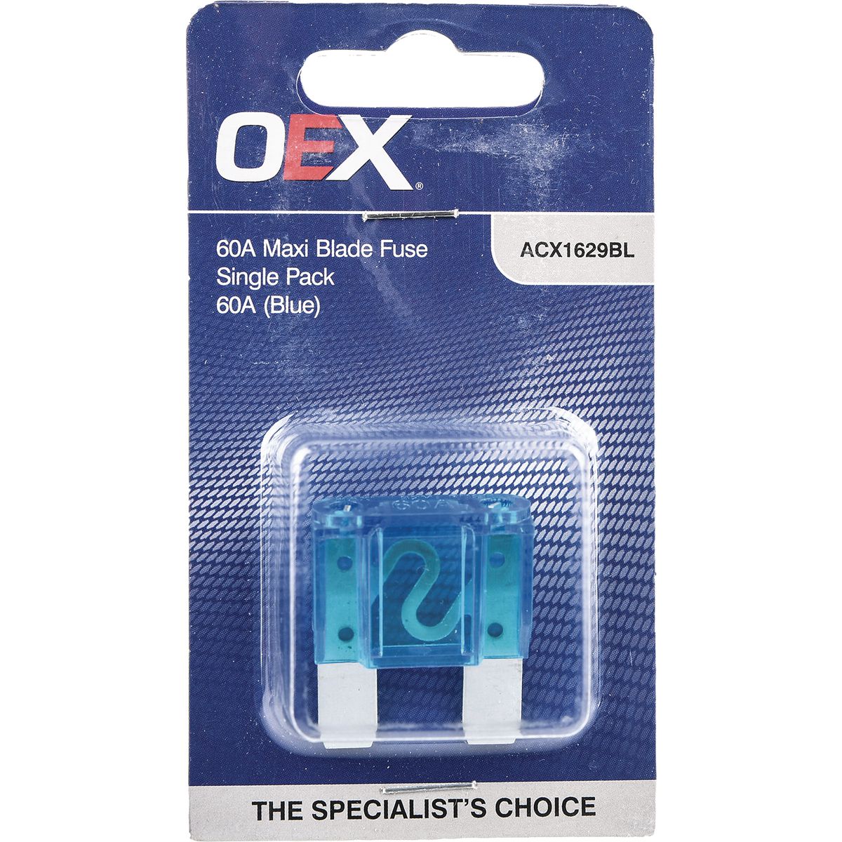 OEX Fuse Maxi Blade 60A Blue ACX1629BL