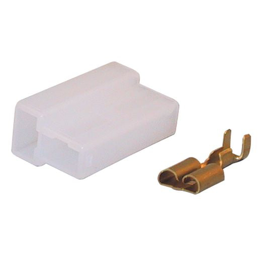 OEX Qc Connector Female White 2 Pole - 10 Pce ACX2731