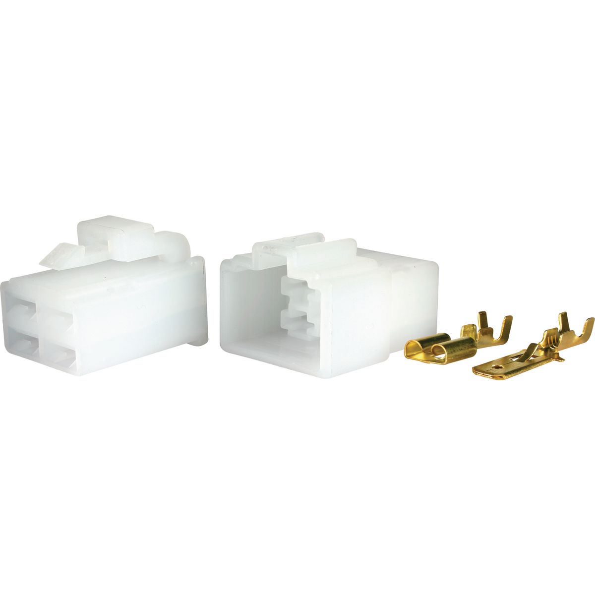 OEX Qc Connector Male/Female White 4 Pole - 1 Kit ACX2738BL